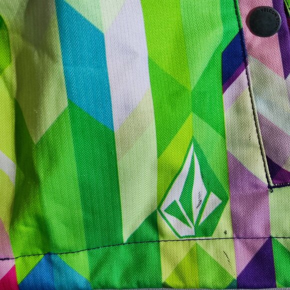 Volcom Bolt Insulated winter/ski jacket women's M multi-colour Let It Storm - Picture 8 of 15